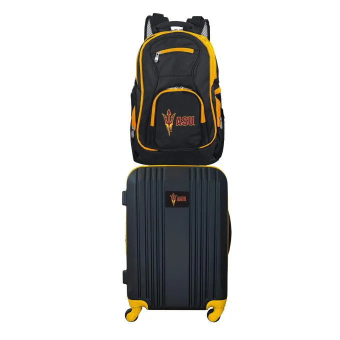 Silk & Salt NCAA Arizona State Sun Devils 2-Piece Luggaand Backpack Set^ Luggage Sets