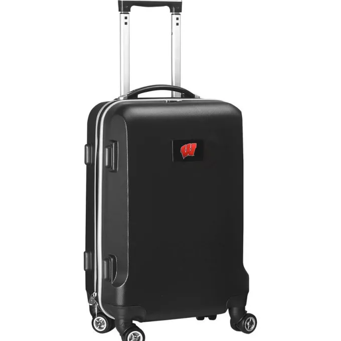 Silk & Salt Denco NCAA Carry-On Hardcase Spinner Wisconsin^ Carry On Luggage