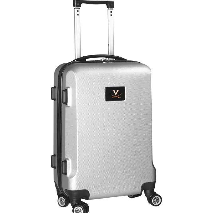 Silk & Salt Silver Virginia Cavaliers 20 8-Wheel Hardcase Spinner Carry-On^ Carry On Luggage