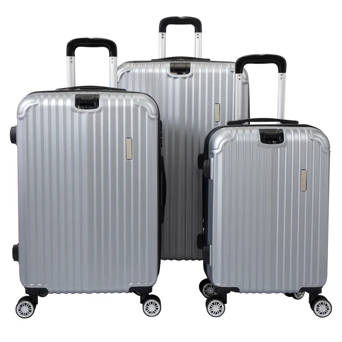 Silk & Salt Hommoo Expandable Hardside LuggaSet with TSA Lock 3-Piece Set (20 /24 /28)^ Checked Luggage