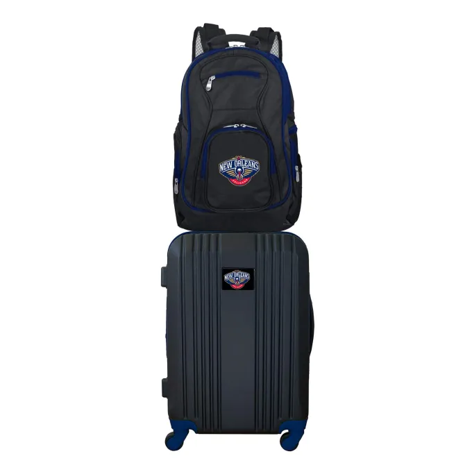 Silk & Salt NBA Orleans Pelicans 2-Piece Luggaand Backpack Set^ Luggage Sets