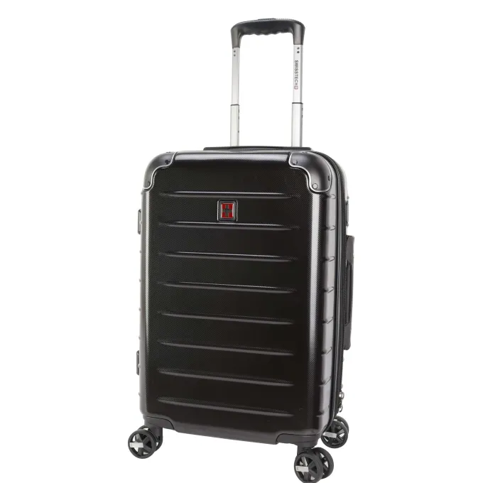Silk & Salt Swiss Tech 21 Hardside Luggage Black^ Hard Side Luggage