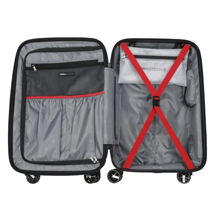 Silk & Salt Swiss Tech 21 Hardside Luggage Black^ Hard Side Luggage