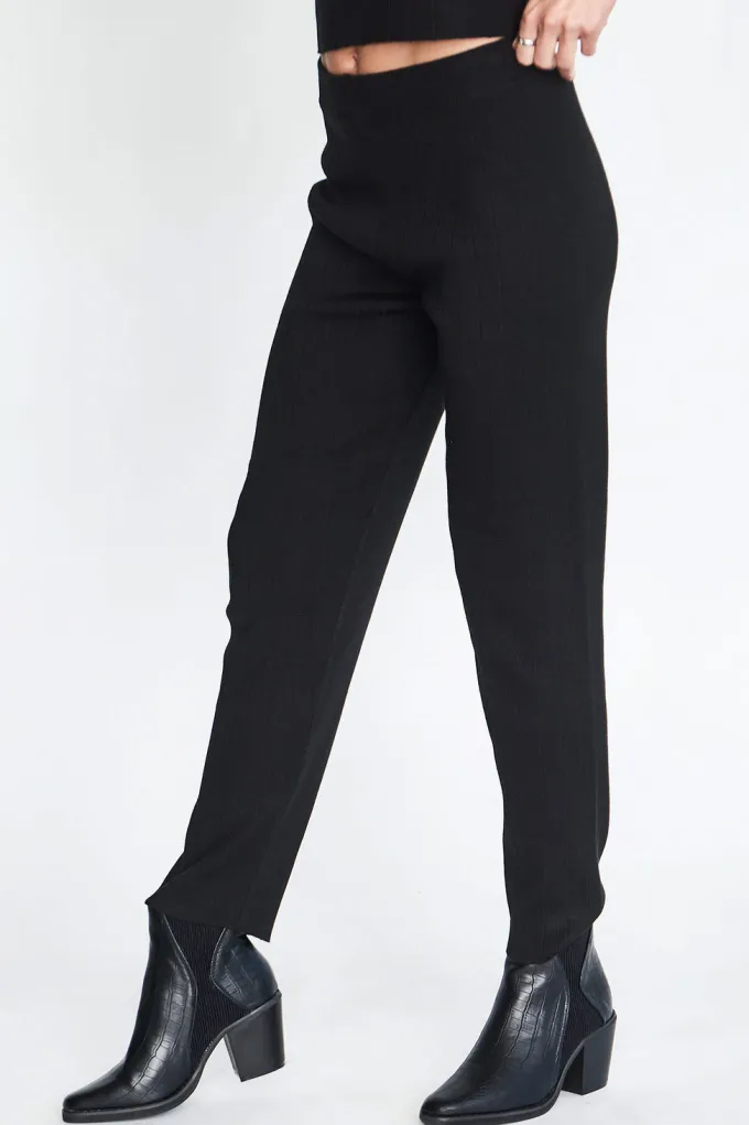 Silk & Salt staycation sweat set - black^ Sets