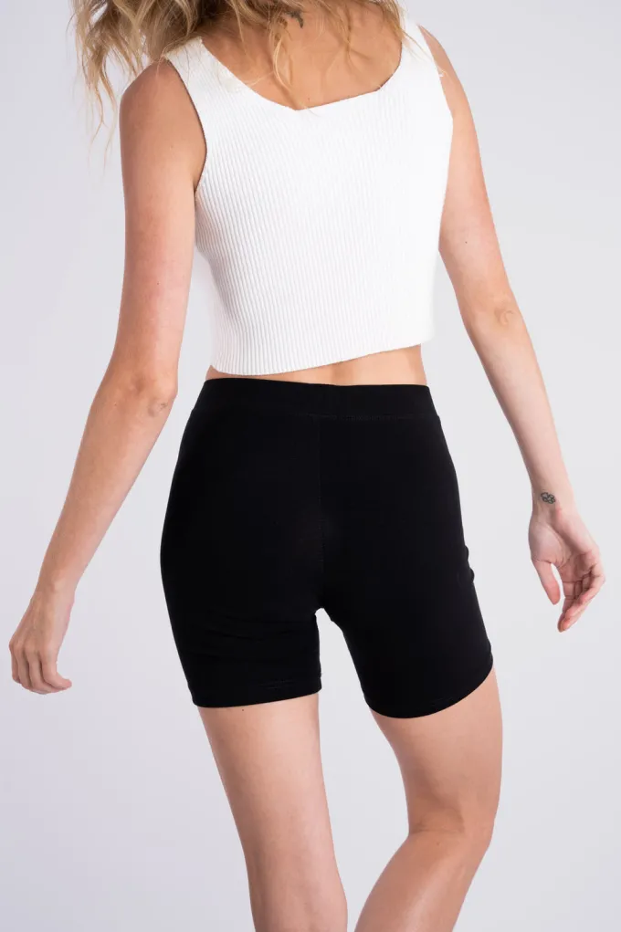 Silk & Salt shorts - black^ Pants
