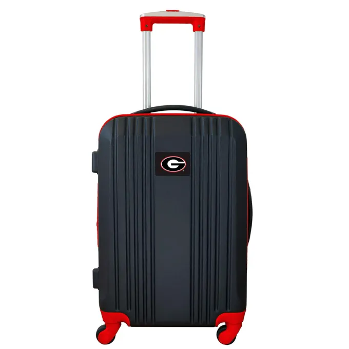 Silk & Salt NCAA Georgia Bulldogs 21 in. Carry-on Hardcase Two-Tone Spinner^ Hard Side Luggage