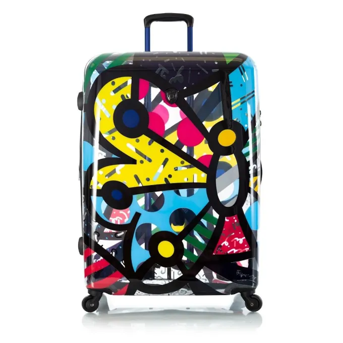 Silk & Salt Heys Britto Transparent Butterfly Hardside 30 Spinner Check in Luggage^ Hard Side Luggage