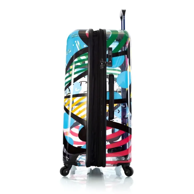 Silk & Salt Heys Britto Transparent Butterfly Hardside 30 Spinner Check in Luggage^ Hard Side Luggage