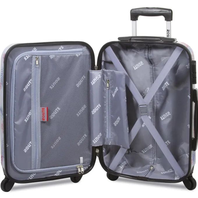 Silk & Salt Rolite Flamingo 3-piece Hardside Spinner LuggaSet^ Checked Luggage