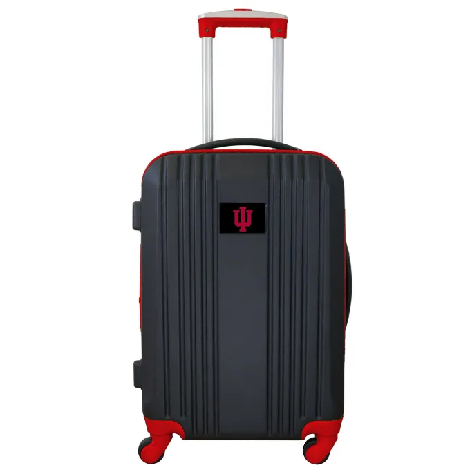 Silk & Salt Mojo Outdoors NCAA Indiana Hoosiers 21 in. Carry-on Hardcase Two-Tone Spinner^ Carry On Luggage