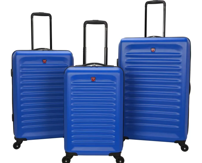 Silk & Salt Moda Hard Side 3 Piece Set Blue^ Hard Side Luggage