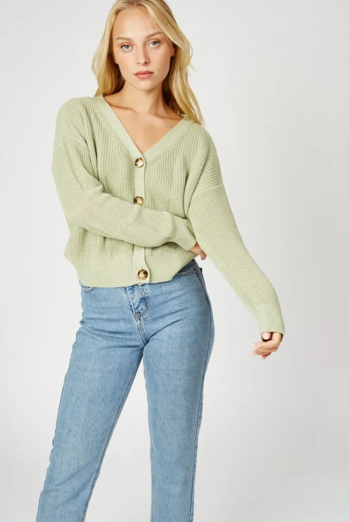 Silk & Salt cardigan - mint^ Knitwear