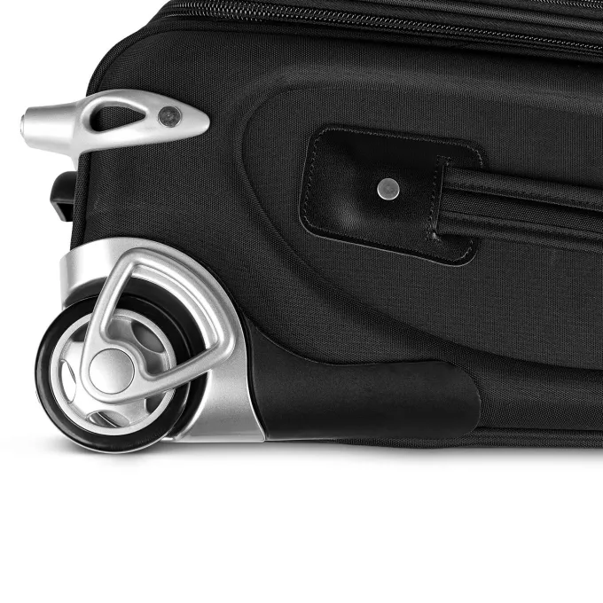 Silk & Salt MOJO Black LSU Tigers 21 Softside Rolling Carry-On Suitcase^ Carry On Luggage