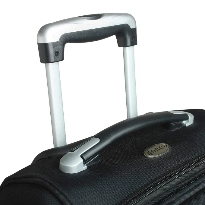 Silk & Salt MOJO Black LSU Tigers 21 Softside Rolling Carry-On Suitcase^ Carry On Luggage