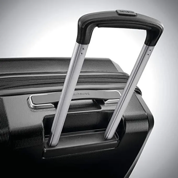 Silk & Salt Samsonite BLACK Winfield 3 DLX 25 Spinner Suitcase^ Carry On Luggage