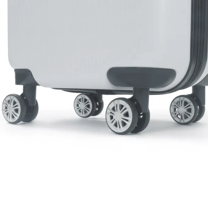 Silk & Salt FUL Star Wars Storm Trooper Embossed 21in Spinner Suitcase White^ Hard Side Luggage