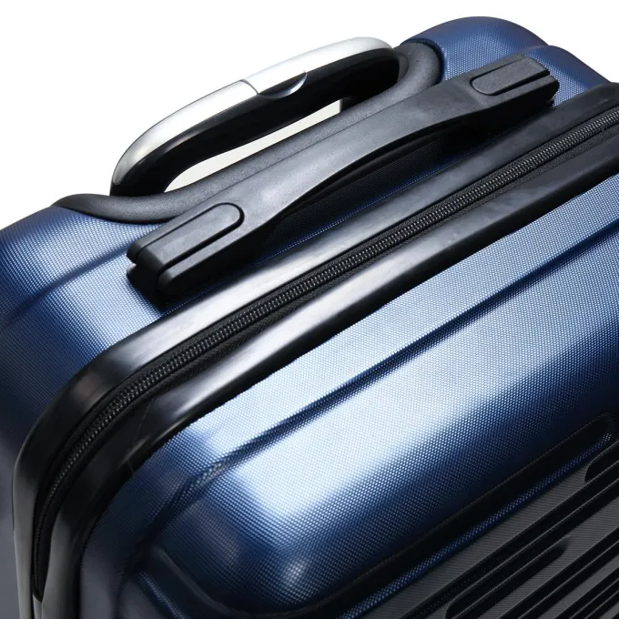 Silk & Salt Hommoo Expandable Hardside Luggawith TSA Lock 3-Piece Set (20 /24 /28) Blue^ Hard Side Luggage