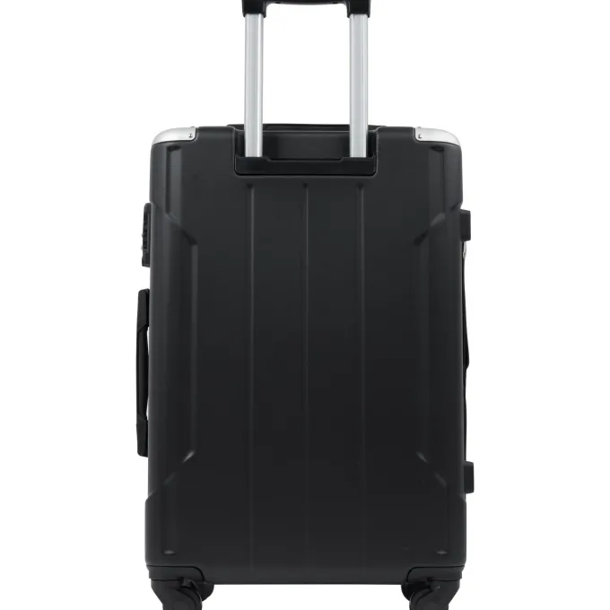 Silk & Salt Hardshell LuggaSpinner Suitcase with TSA Lock Lightweight ExpandableABS material lightweight and durable4 Quiet Spinner Wheels28''Black^ Hard Side Luggage