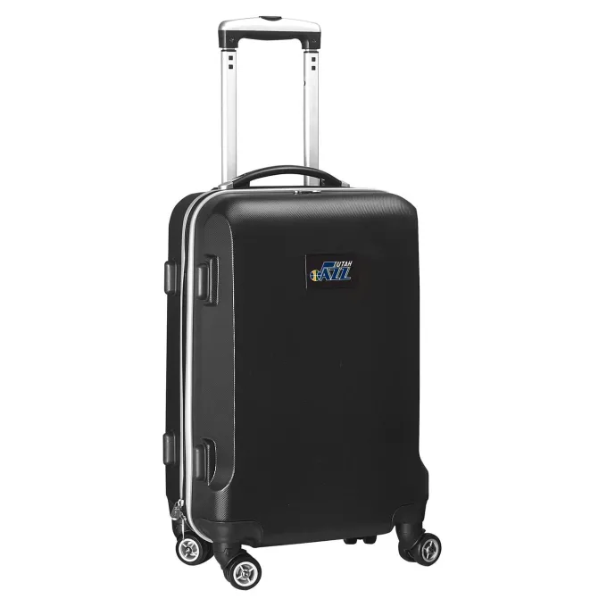 Silk & Salt Utah Jazz 21 8-Wheel Hardcase Spinner Carry-On - Black^ Carry On Luggage