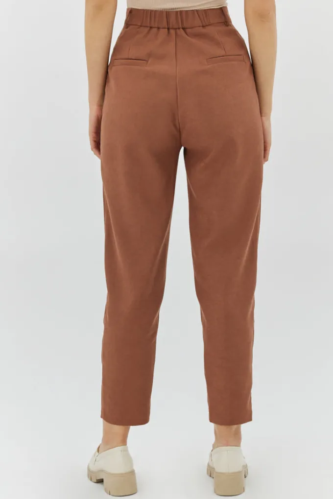Silk & Salt the classic pants - brown^ Sets