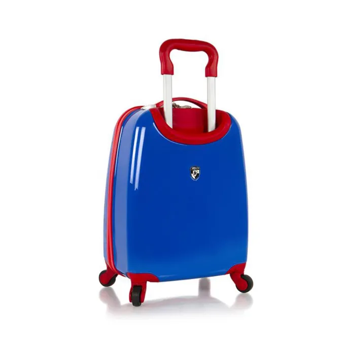 Silk & Salt Marvel-Spiderman Boys Hardside Spinner Rolling Luggafor Kids - 18 Inch^ Checked Luggage