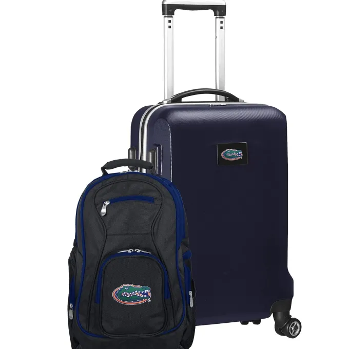 Silk & Salt Florida Gators Deluxe 2-Piece Backpack and Carry-On Set - Navy^ Luggage Sets