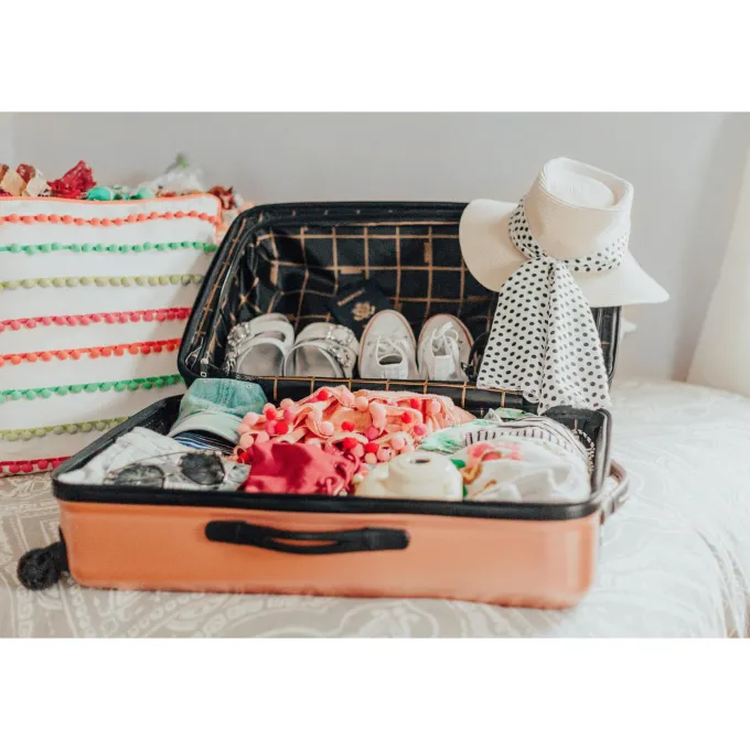 Silk & Salt American Tourister Moonlight 2-Piece Hardside Carry-on and Checked LuggaSet^ Luggage Sets