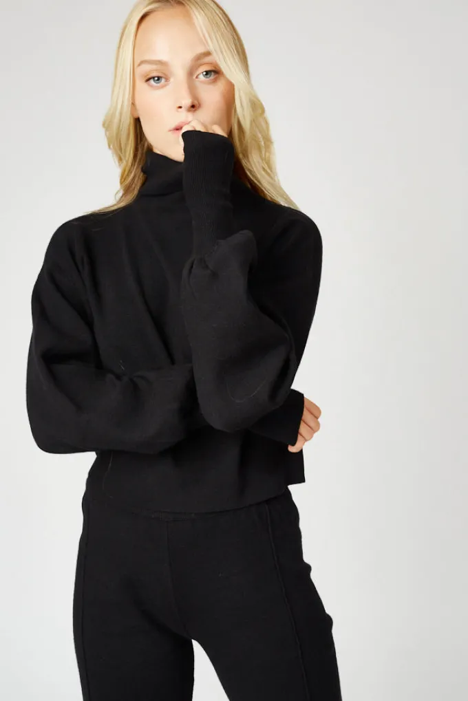 Silk & Salt luxe lounge set - black^ Sets