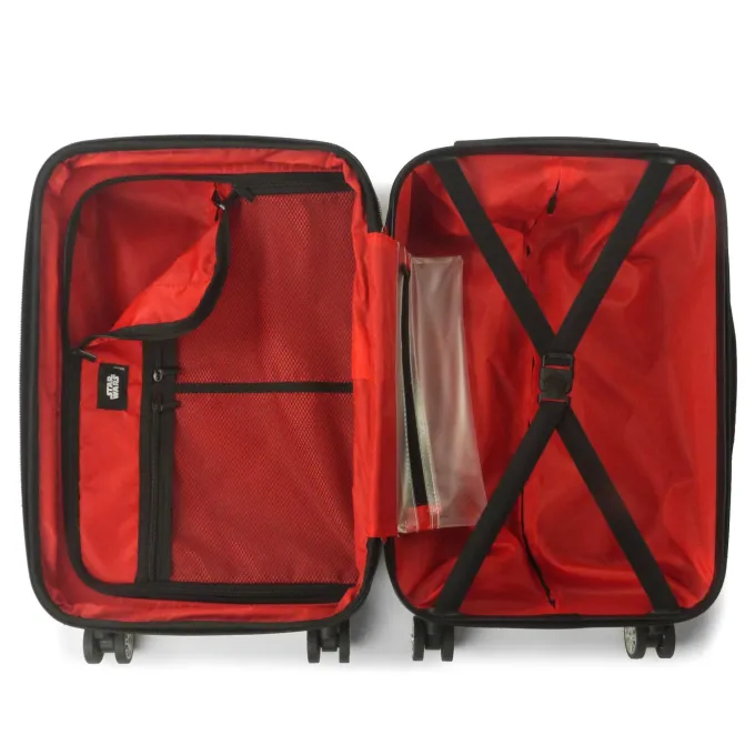 Silk & Salt FUL Star Wars Darth Vader Embossed 2 Piece LuggaSet Black^ Checked Luggage