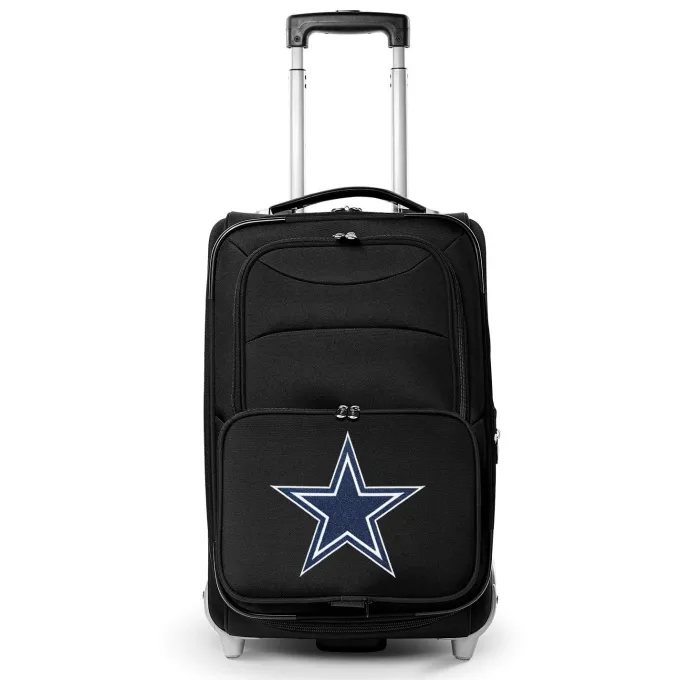 Silk & Salt Dallas Cowboys 21 Rolling Carry-On Suitcase^ Carry On Luggage
