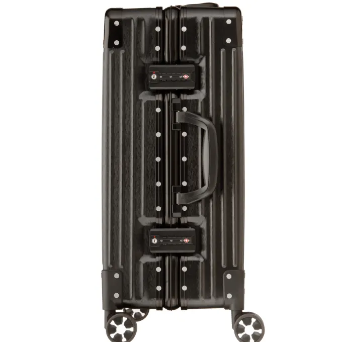 Silk & Salt National Tree Travel Safe Spinner Suitcase-Color:BlackSize:20^ Checked Luggage