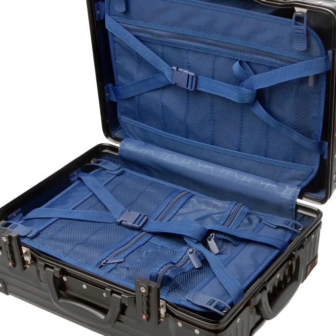 Silk & Salt National Tree Travel Safe Spinner Suitcase-Color:BlackSize:20^ Checked Luggage