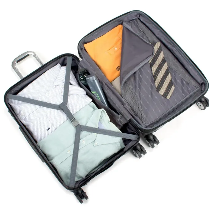 Silk & Salt Delsey Paris Aero 19 Carry-on Hardside Luggage Blue^ Carry On Luggage