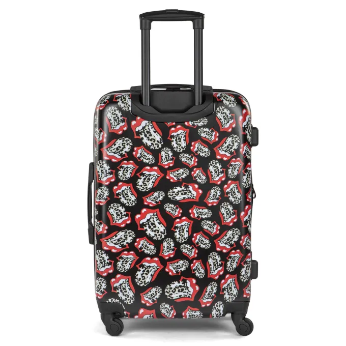 Silk & Salt The Rolling Stones - 3 piece Luggaset (Carry-on 24 inch 28 inch) - Multi Color^ Checked Luggage