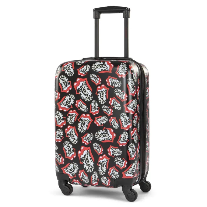 Silk & Salt The Rolling Stones - 3 piece Luggaset (Carry-on 24 inch 28 inch) - Multi Color^ Checked Luggage
