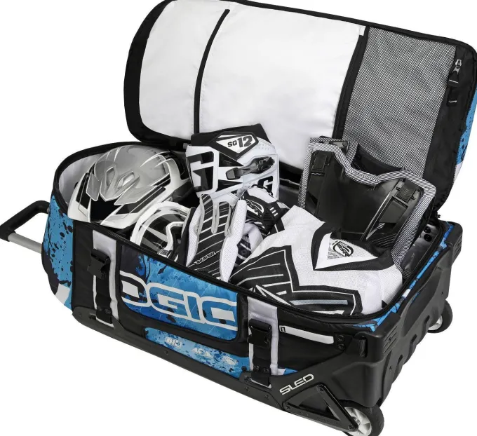 Silk & Salt RIG 9800 WHEELED ROLLING GEAR BAG SUITCASE/LUGGA-2017- BLACK^ Carry On Luggage