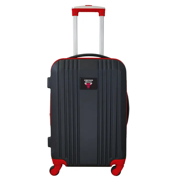 Silk & Salt Mojo Outdoors NBA Chicago Bulls 21 in. Carry-On Hardcase Two-Tone Spinner^ Carry On Luggage