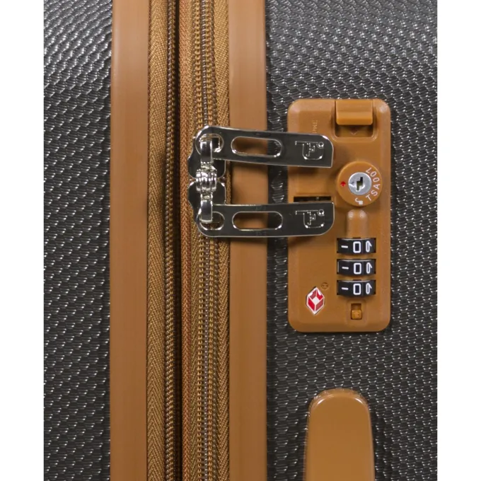 Silk & Salt Dejuno Legion Generation 3-pc Hardside Spinner TSA Combination Lock LuggaSet - Charcoal^ Checked Luggage