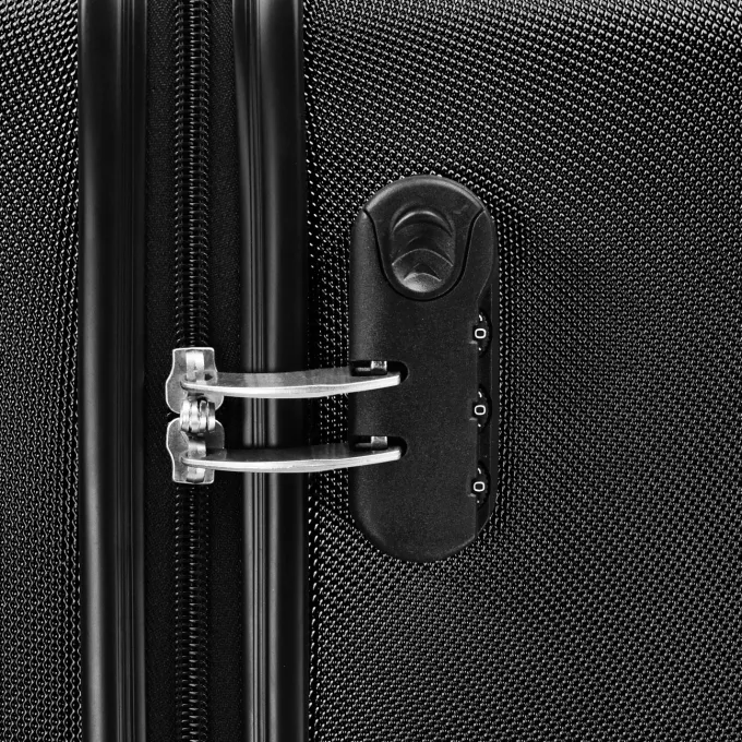 Silk & Salt Elite Luggage: Verdugo Hardside 3-Piece Spinner LuggaSet Black^ Carry On Luggage
