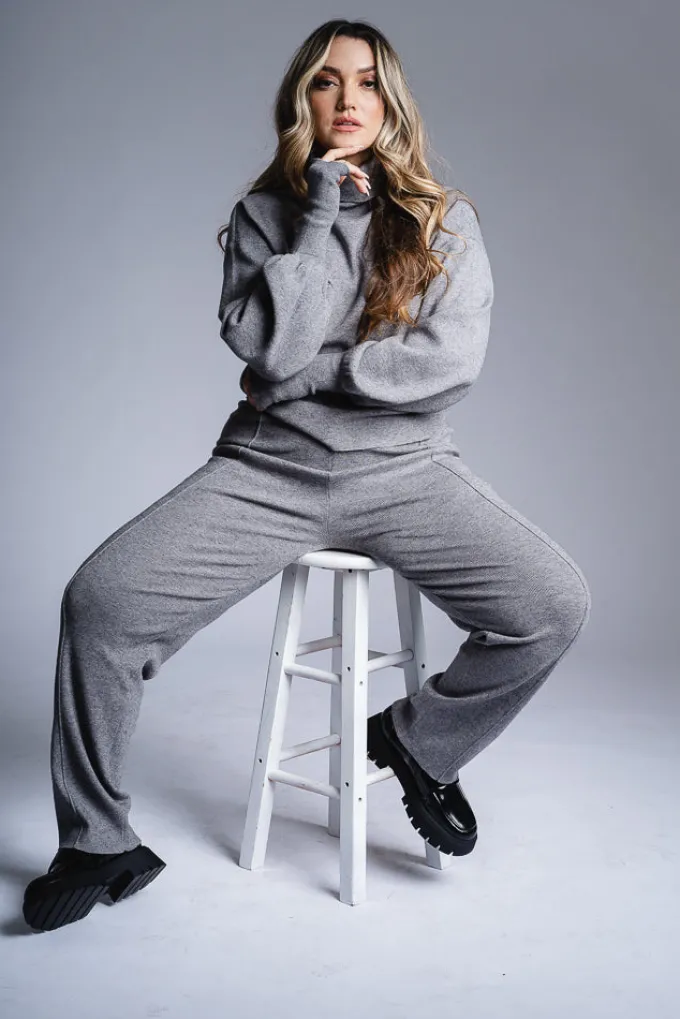 Silk & Salt luxe lounge set - grey^ Sets