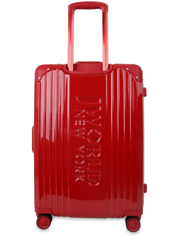 Silk & Salt J World Nova Polycarbonate 20 Inch Spinner Carry-On Luggage^ Hard Side Luggage