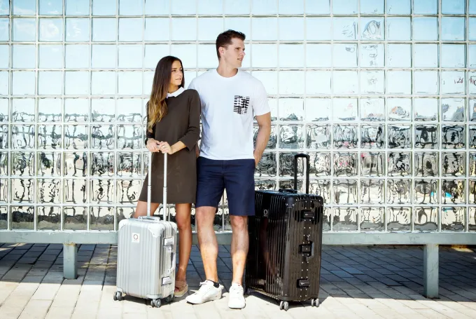 Silk & Salt J World Nova Polycarbonate 20 Inch Spinner Carry-On Luggage^ Hard Side Luggage