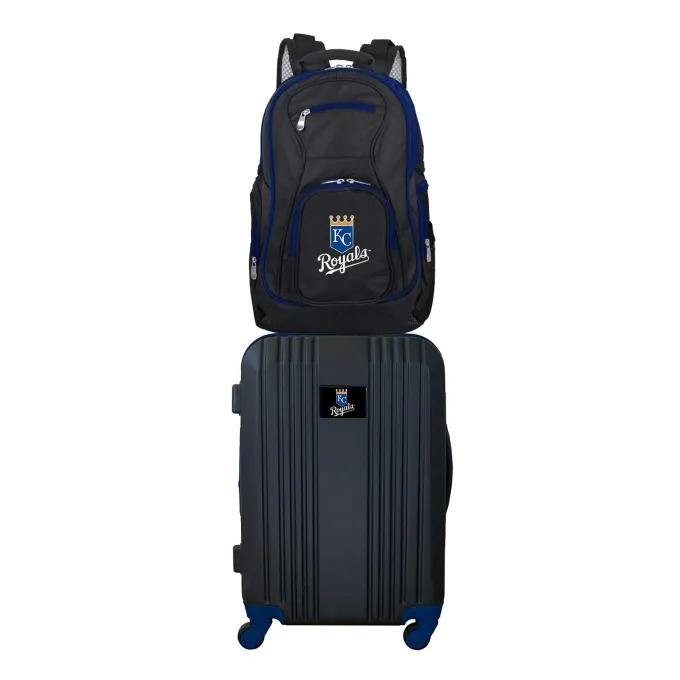 Silk & Salt MLB Kansas City Royals 2-Piece Luggaand Backpack Set^ Luggage Sets