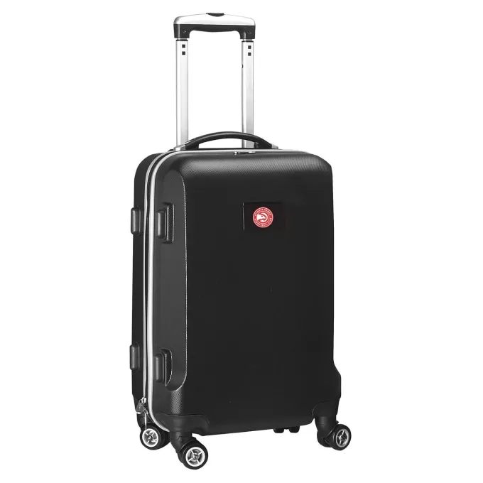Silk & Salt MOJO Black Atlanta Hawks 21 8-Wheel Hardcase Spinner Carry-On Luggage^ Carry On Luggage