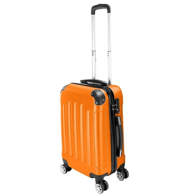 Silk & Salt OTVIAP 3-in-1 Portable ABS Trolley Case LuggaSuitcase 20 / 24 / 28 (Orange) Suitcase Traveling Suitcase^ Luggage Sets