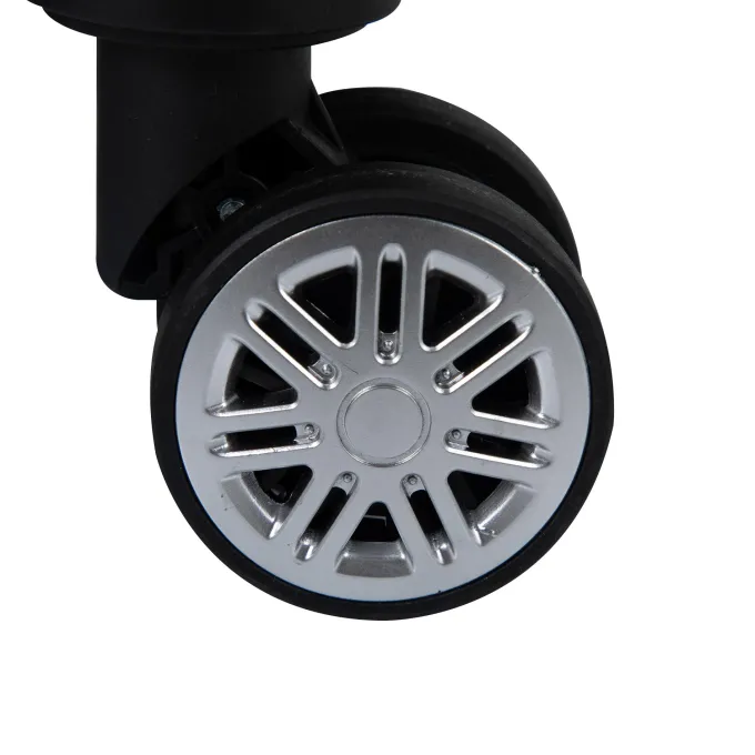 Silk & Salt Kepooman Expandable Suitcase Vertical Striped Suitcase 3-piece Set Blue^ Hard Side Luggage