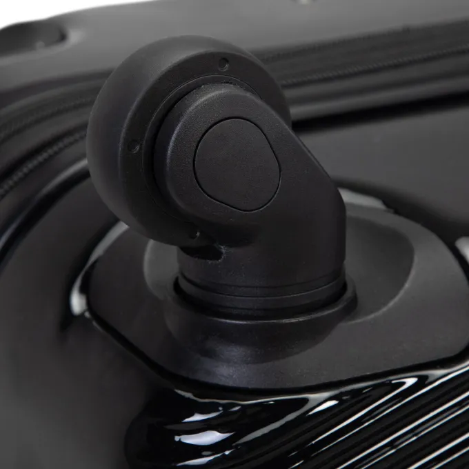 Silk & Salt 3Pcs Portable LuggaSet LarCapacity LuggaBags for Travel Black^ Checked Luggage