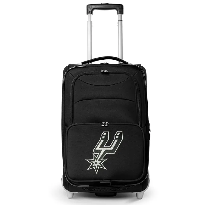 Silk & Salt San Antonio Spurs 21 Rolling Carry-On Suitcase^ Carry On Luggage