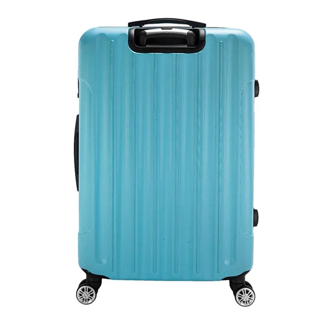 Silk & Salt Saibaiyee 3-in-1 Multifunctional LarCapacity Traveling StoraSuitcase Blue^ Hard Side Luggage