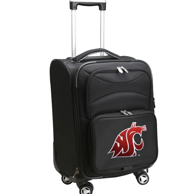 Silk & Salt Washington State Cougars 21 Spinner Carry-On - Black^ Carry On Luggage